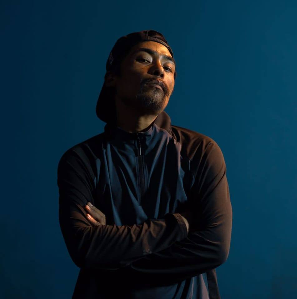 Portrait of actor Sajan Thapa Magar